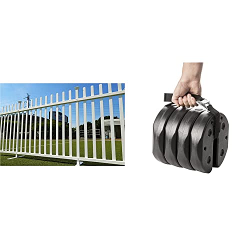 Lightweight Portable Vinyl Picket Fence Kit