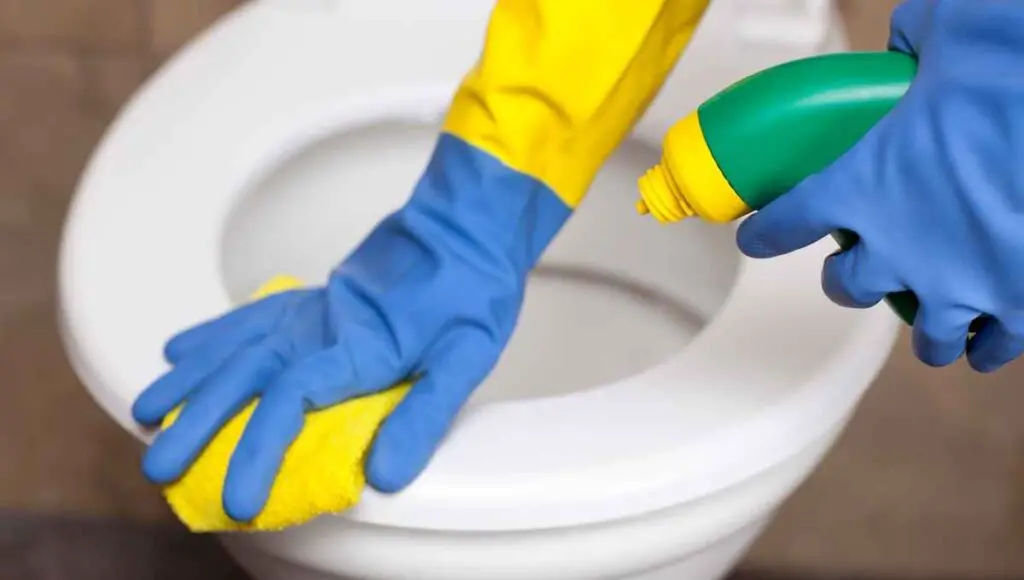 Toilet Seat Turned Yellow